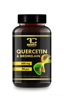 DEDRA QUERCETIN + BROMELAIN 500 mg , 90 kasplí