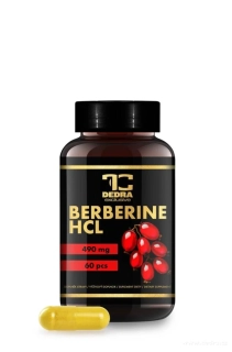 DEDRA BERBERINE 490 mg, 97 % HCl, 60 kapslí