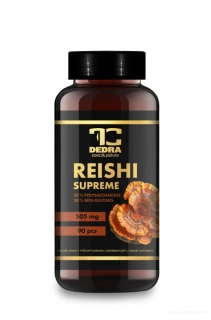 DEDRA REISHI SUPREME 505 mg, 50 % polysacharidů a 20 % beta-glukanů, 90 kapslí