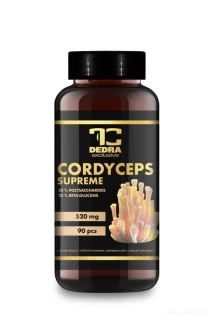 DEDRA CORDYCEPS SUPREME 520 mg, 50 % polysacharidů a 20 % beta-glukanů , 90 kapslí