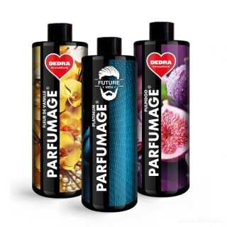 DEDRA Rodinné balení PARFUMAGE Parfém na praní a úklid  3 x 500 ml